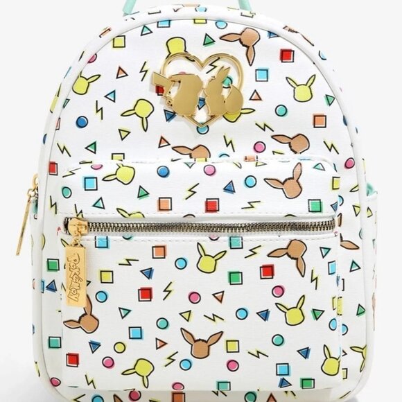 Bioworld Pikachu Eevee Pokemon Mini Backpack - Picture 1 of 1